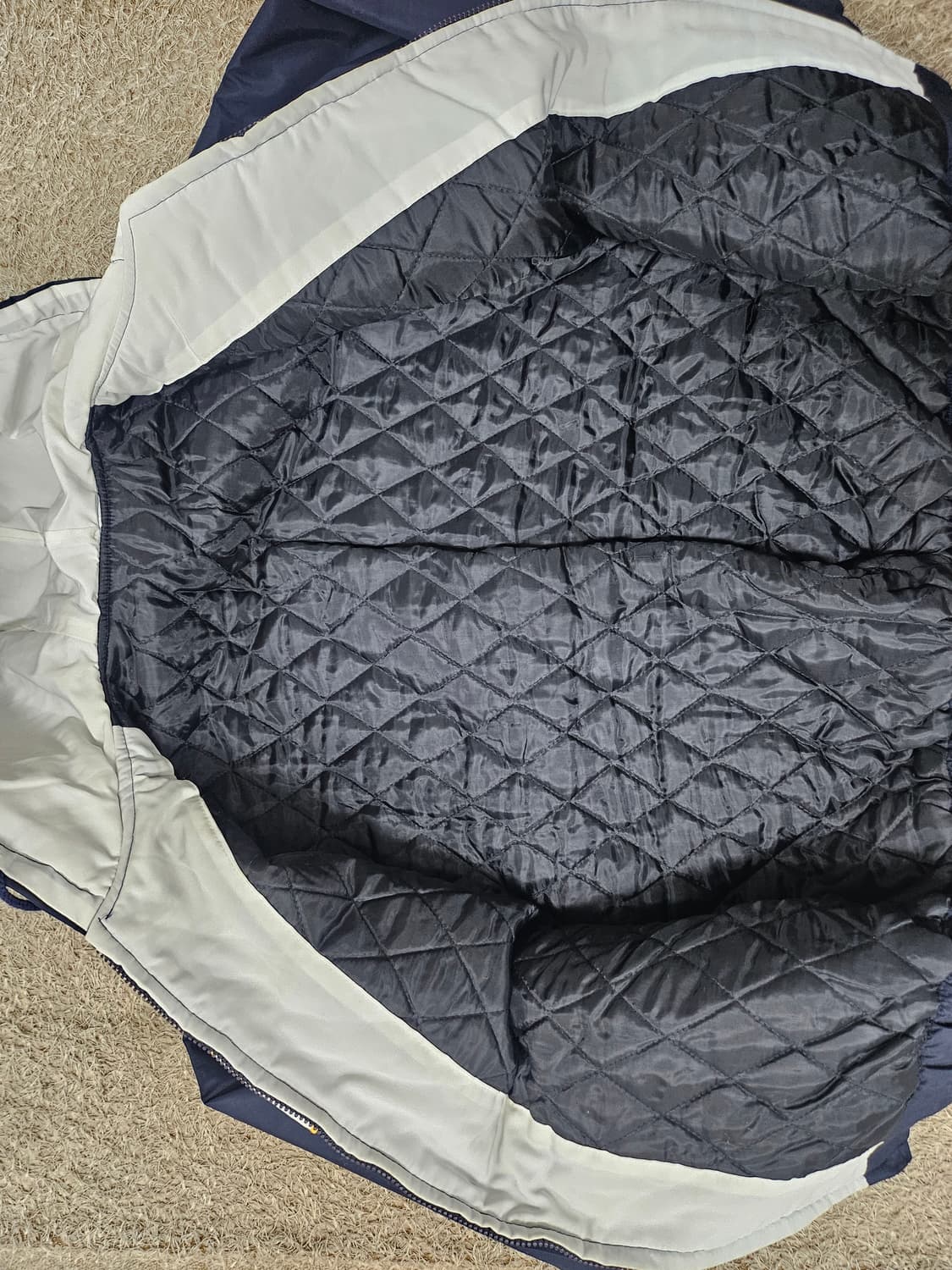 SPORTS REPLEY 90s 올드스쿨 백로고 누빔 안감 후드 집업 상품이미지5