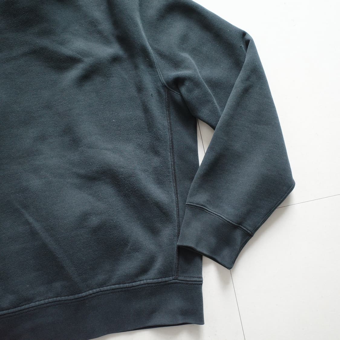 90s 폴로 랄프로렌 써멀 집업 후드 XL 블랙 상품이미지7