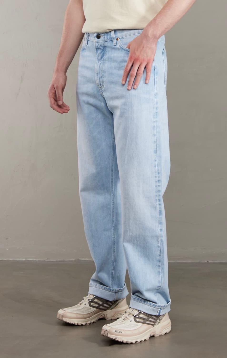 [새제품] lee101 셀비지 연청 데님 30/32사이즈 상품이미지5