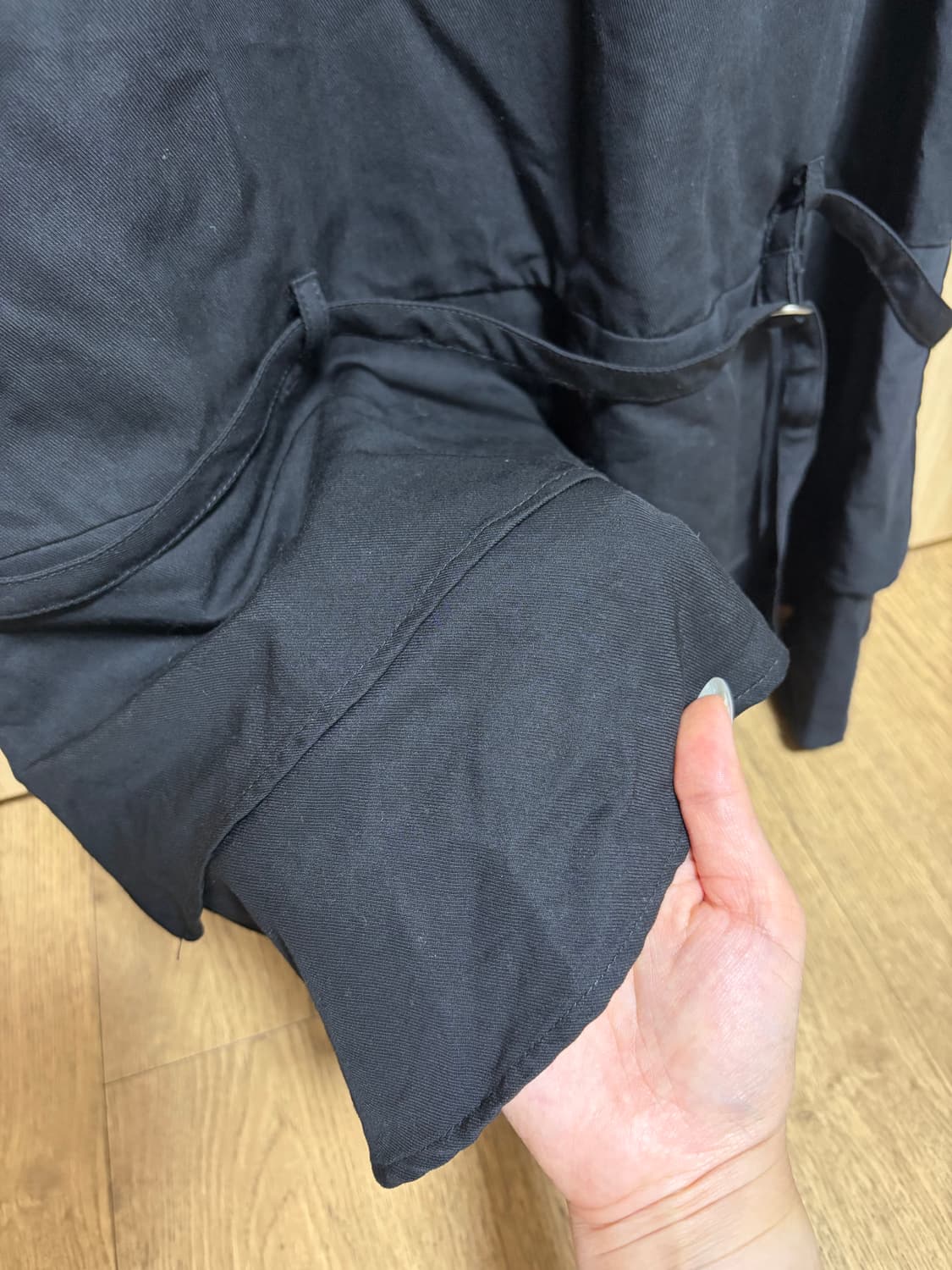 벨티드 민소매 미디원피스 상품이미지4