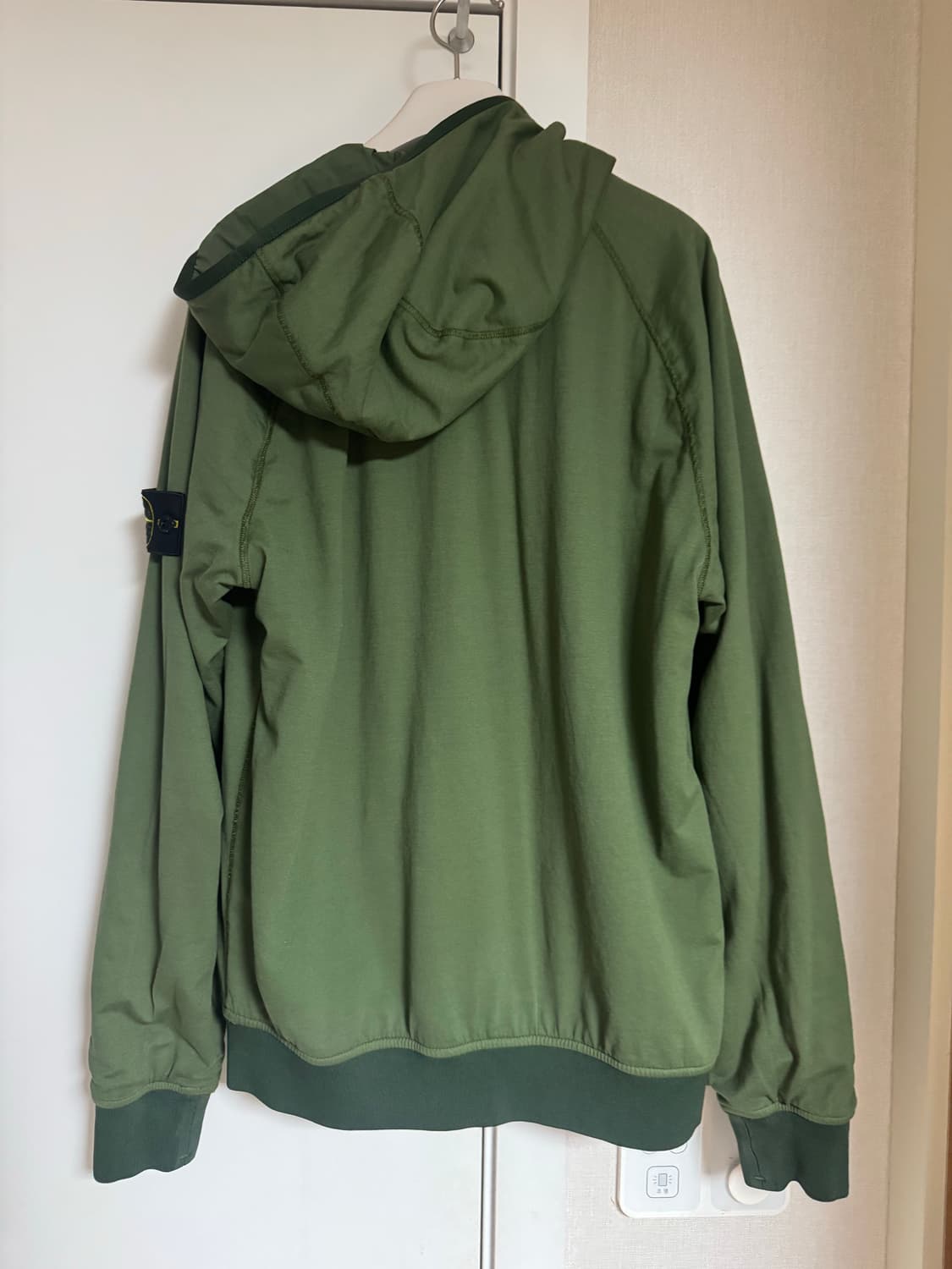 Stone Island 패널 믹스 후드집업 상품이미지6