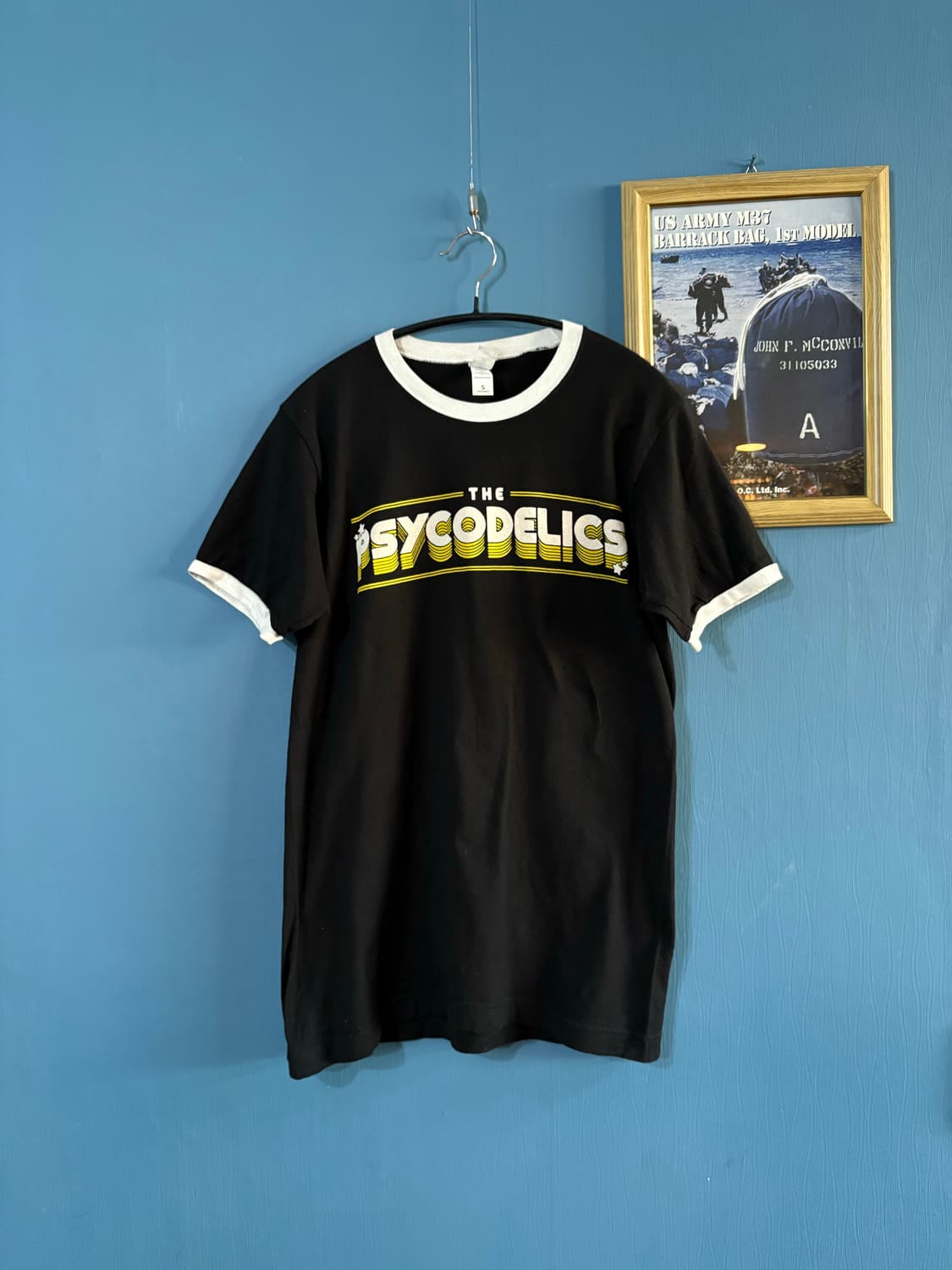 00‘s Tultex The Psycodelics Ringer Tee. 상품이미지1