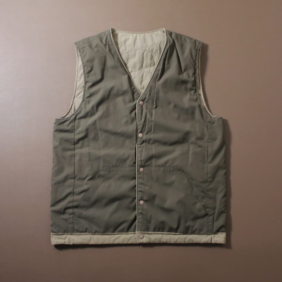 Series 시리즈 리버시블 카키 조끼 베스트  상품이미지1