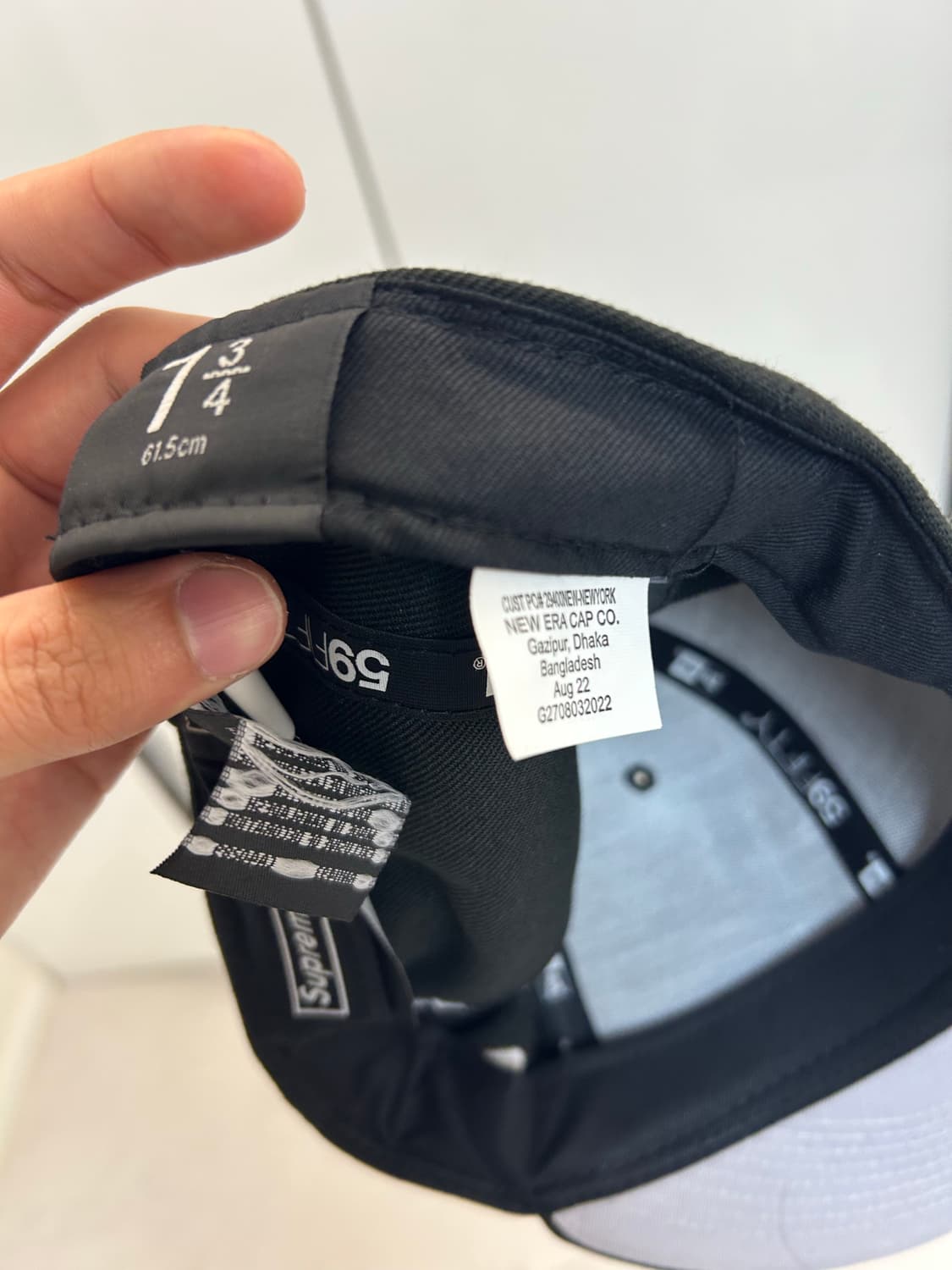슈프림 뉴에라 모자 2피스 일괄 판매합니다 상품이미지4