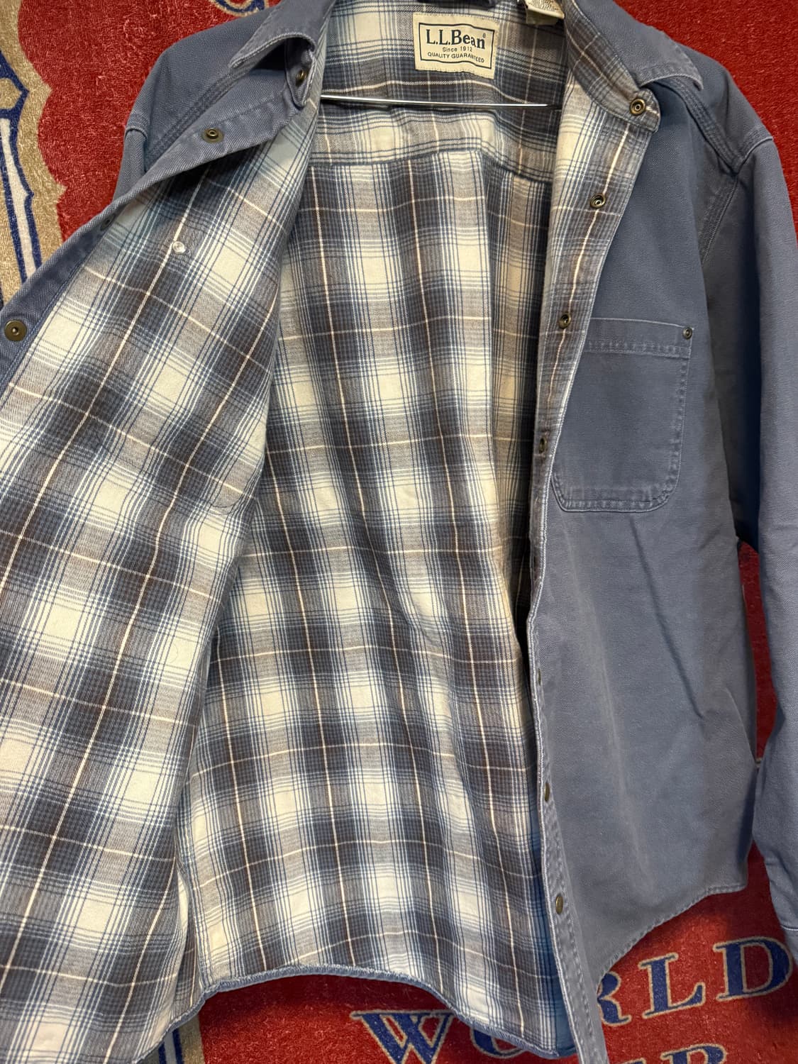 L.L.Bean Cotton shirts L size 상품이미지3