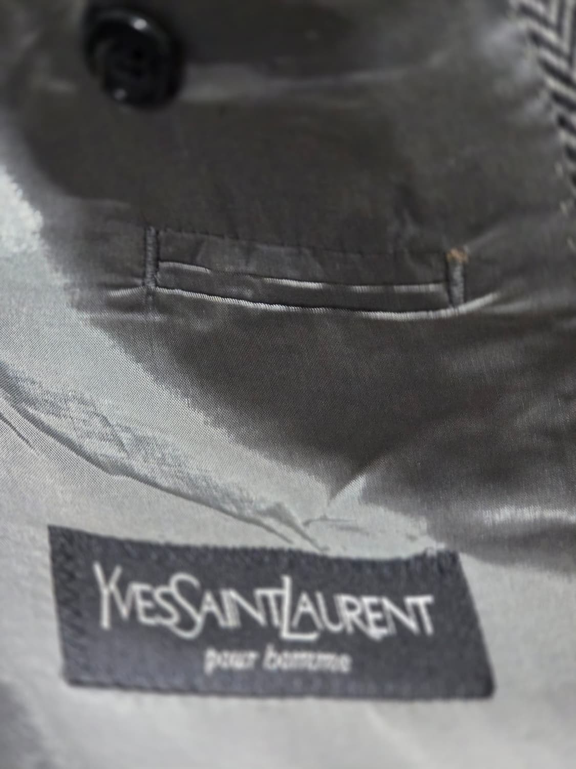 YSL 입생로랑 클래식 헤링본 자켓 42R / 울100% 상품이미지2