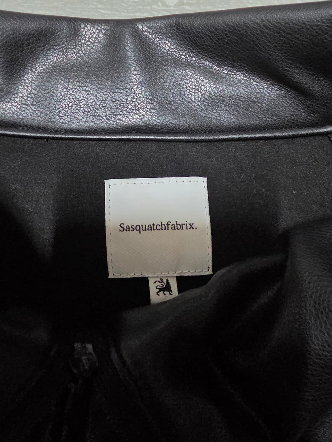 사스콰치 패브릭스 (Sasquatchfabrix) 가죽 트랙자켓 XL 상품이미지4