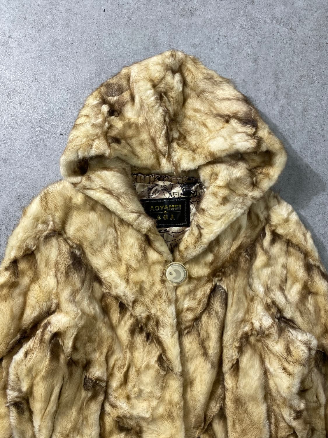 [S-M] AOYAMEI 폭스 퍼 후드 자켓 상품이미지3