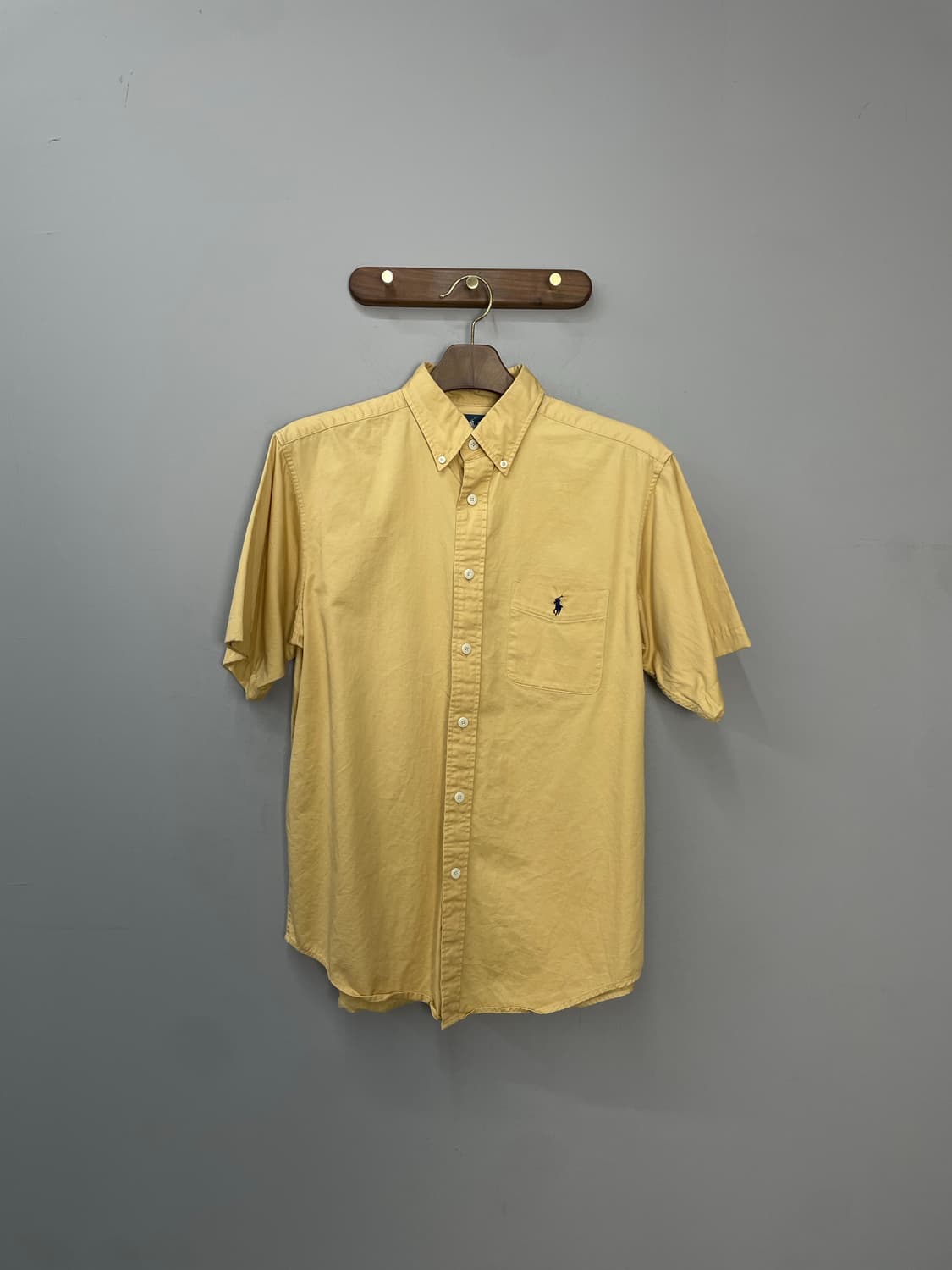 폴로 랄프로렌 옐로우 반팔 셔츠 H1491 상품이미지2