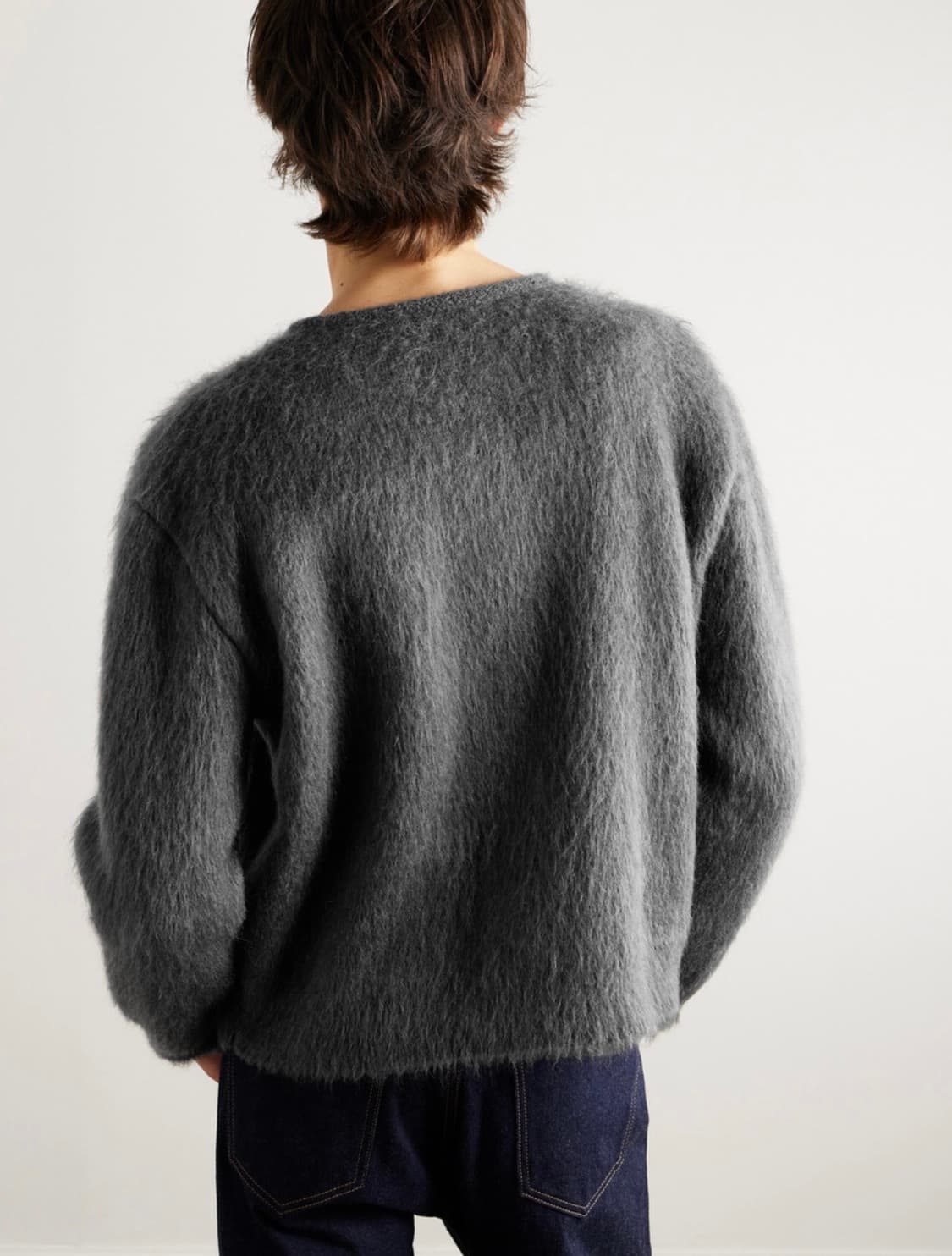 [박보검님 착용] 셀린느 24ss 브러시드 모헤어 가디건 상품이미지3