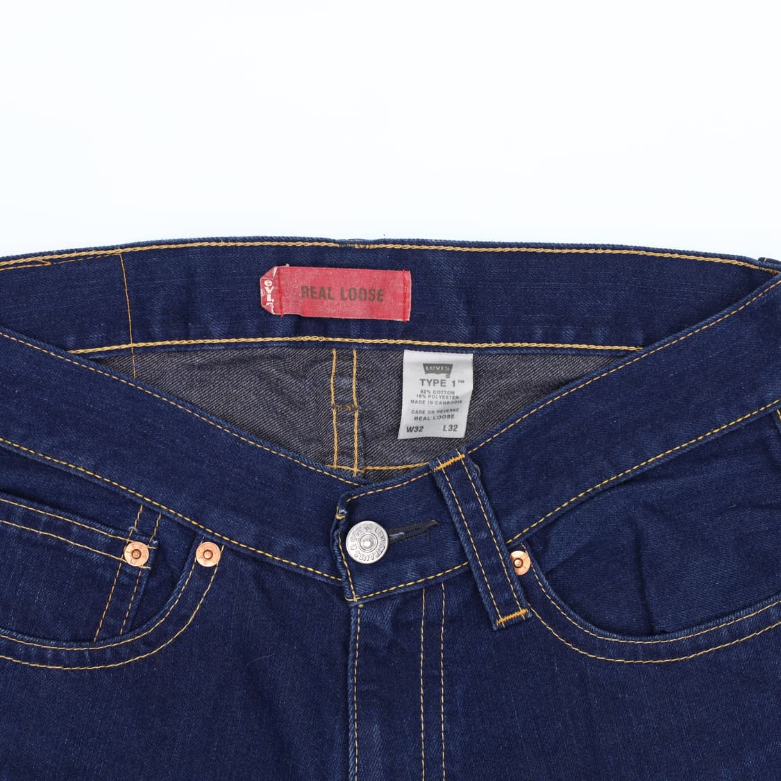 32 리바이스 루즈핏 데님 팬츠 바지 N7502 상품이미지4