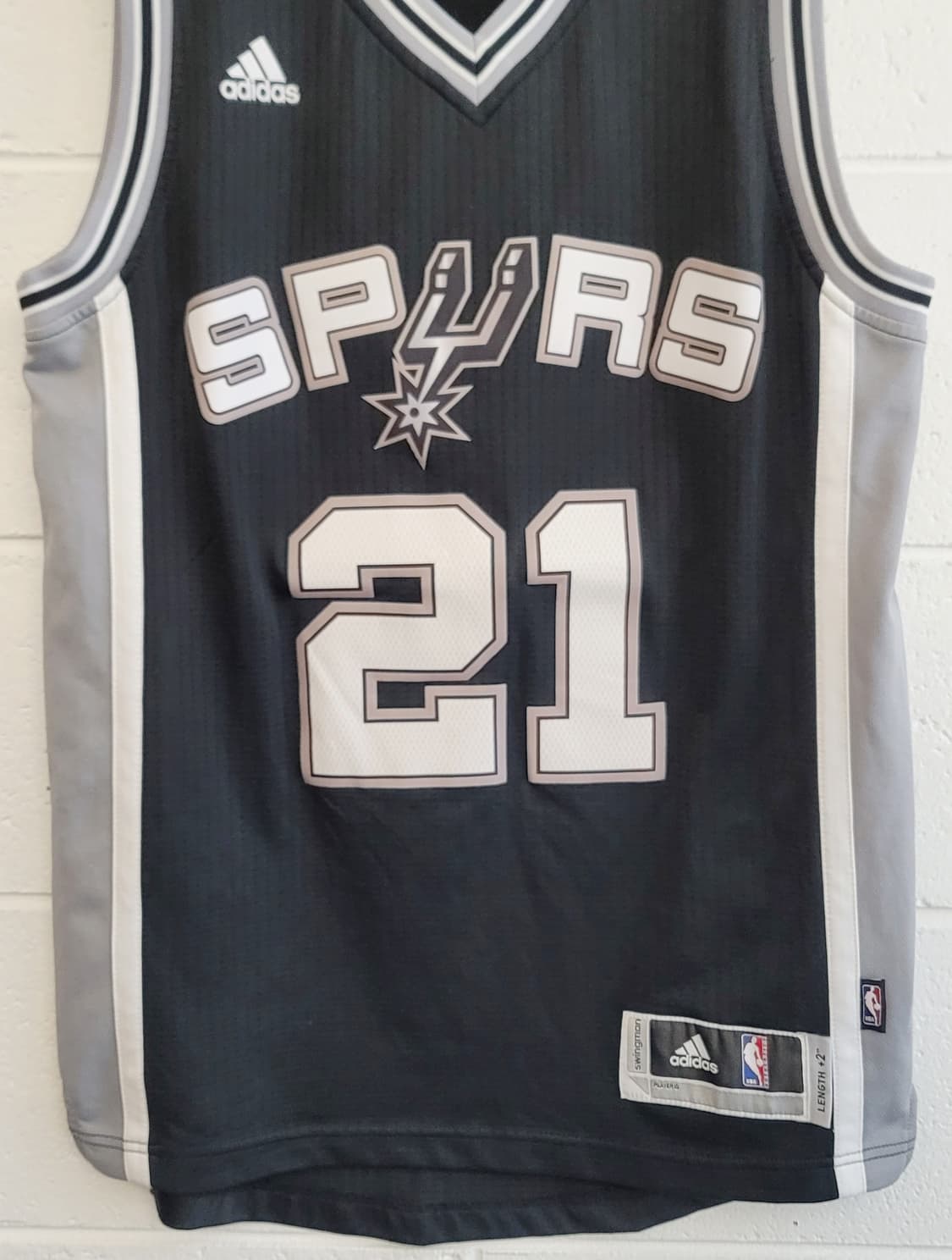 아디다스 NBA 샌안토니오 스퍼스 No.21 팀던컨 스윙맨 져지 판매 상품이미지4