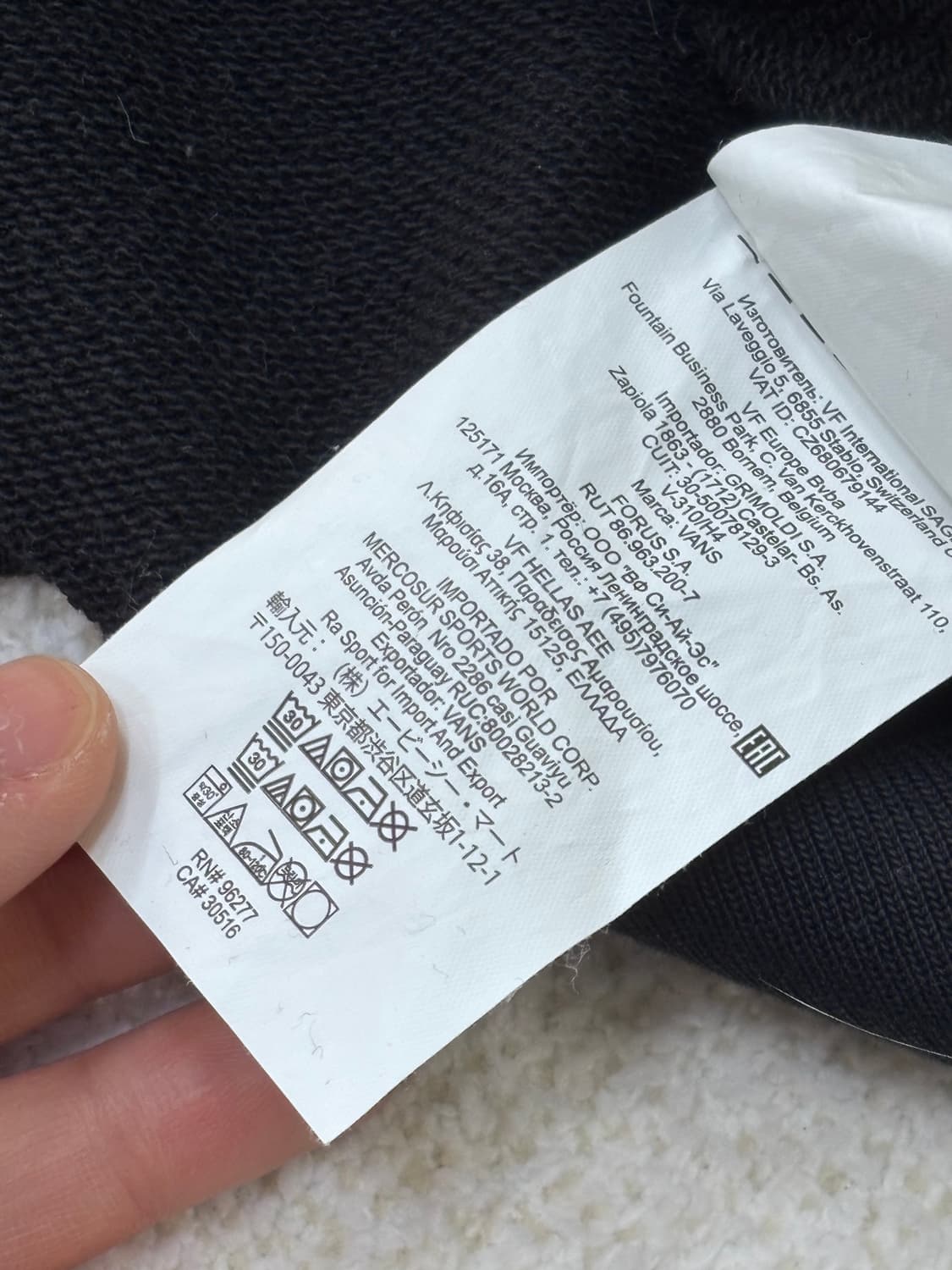 M 반스 식스티식스 후드 티셔츠 0303E 상품이미지5