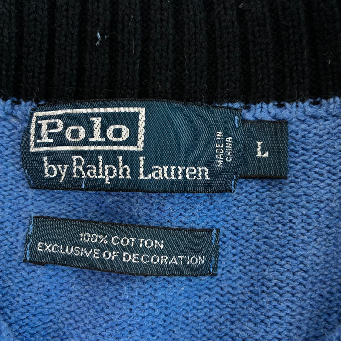 Polo  폴로 랄프로렌 자수 코튼 반집업 니트   상품이미지4