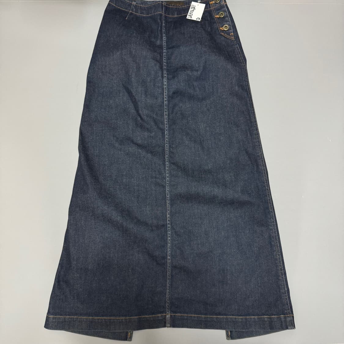 히스테릭글래머 히스테릭스 인디고블루 사이드 플라이버튼 슬릿 데님 롱스커트 상품이미지7