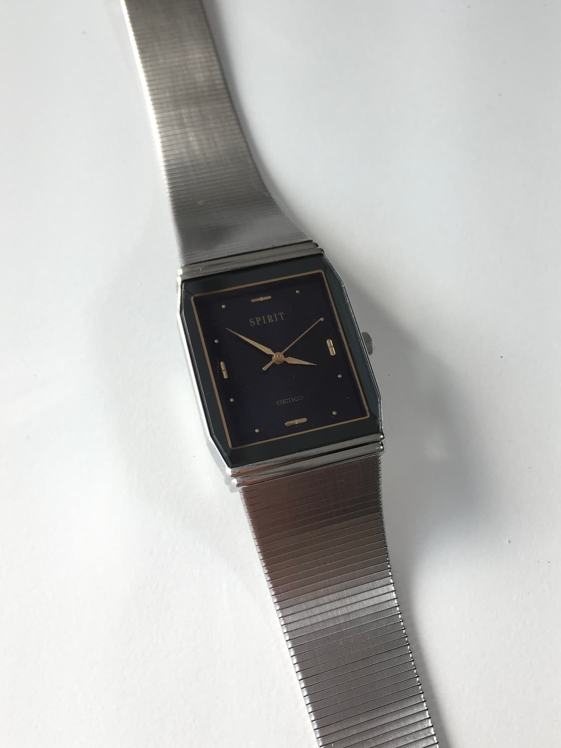 90s seiko sprit square navy dial 상품이미지8