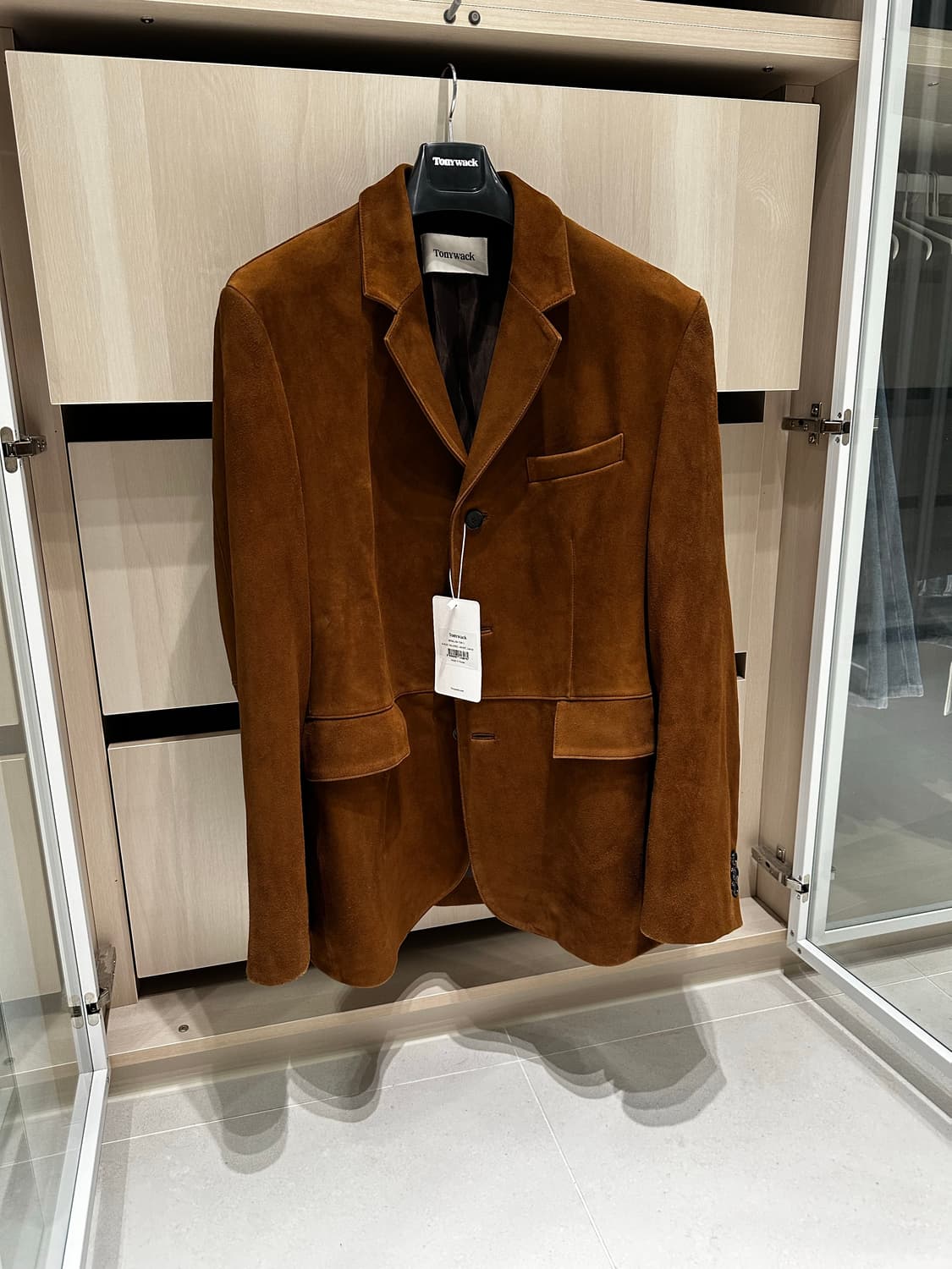 토니웩 스웨이드 블레이저 자켓 상품이미지1