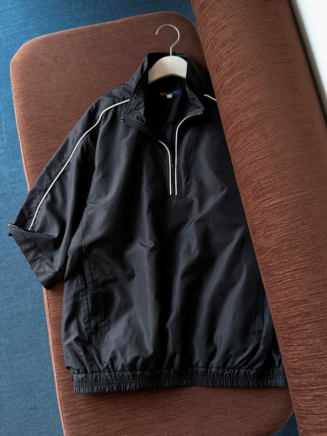 Washed poly 2way H/S warm up anorak 상품이미지3