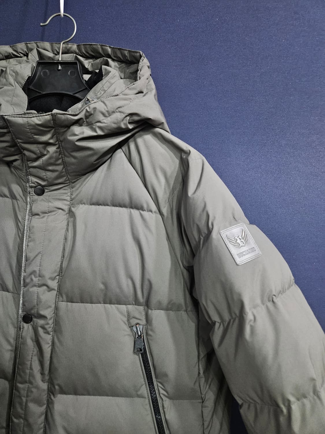 버커루 다크그레이 남성 105~110 구스다운 롱패딩  상품이미지4