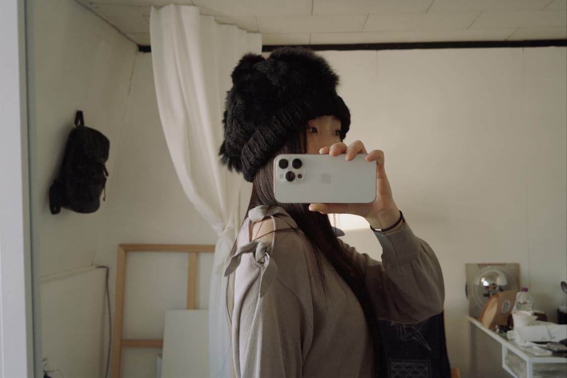 [COMME CA ISM] black pur beanie 상품이미지4