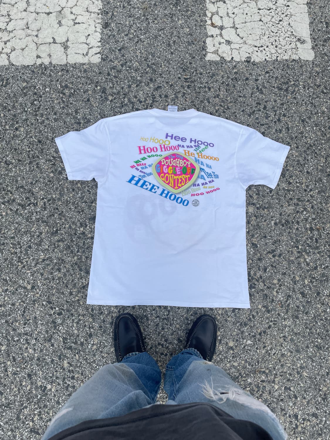 데드스탁)90s Dough boy Talking Promo T-shirt 상품이미지9
