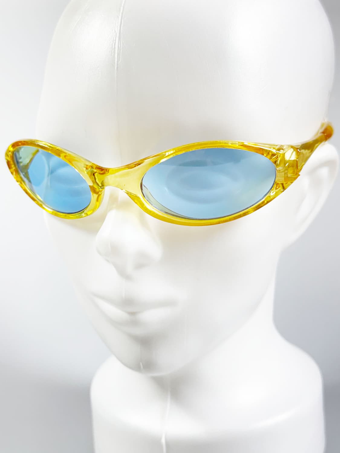 90s OXYGEN 옐로우 랩 어라운드 빈티지 틴트 선글라스 상품이미지8