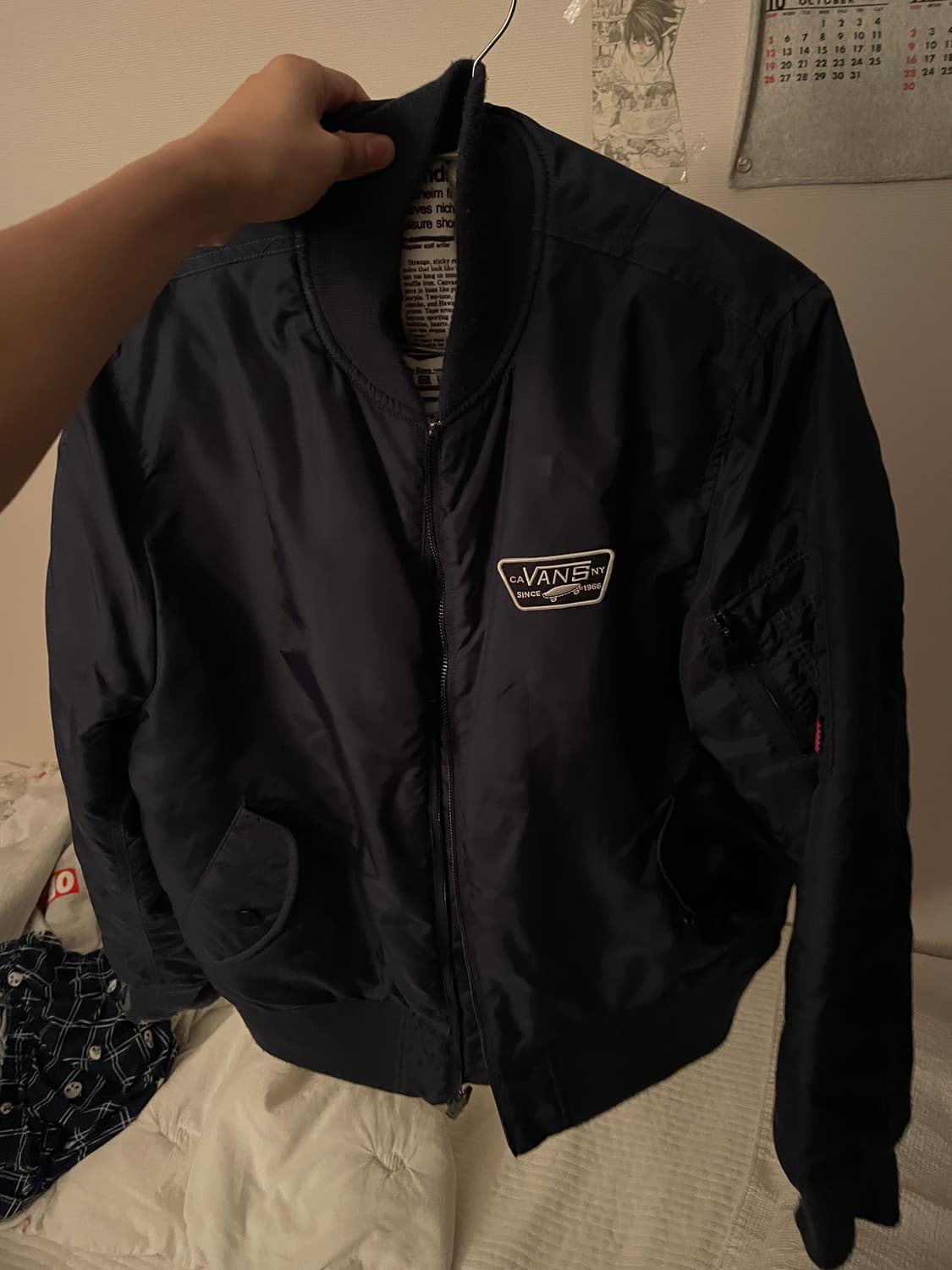 반스 봄버자켓 상품이미지1