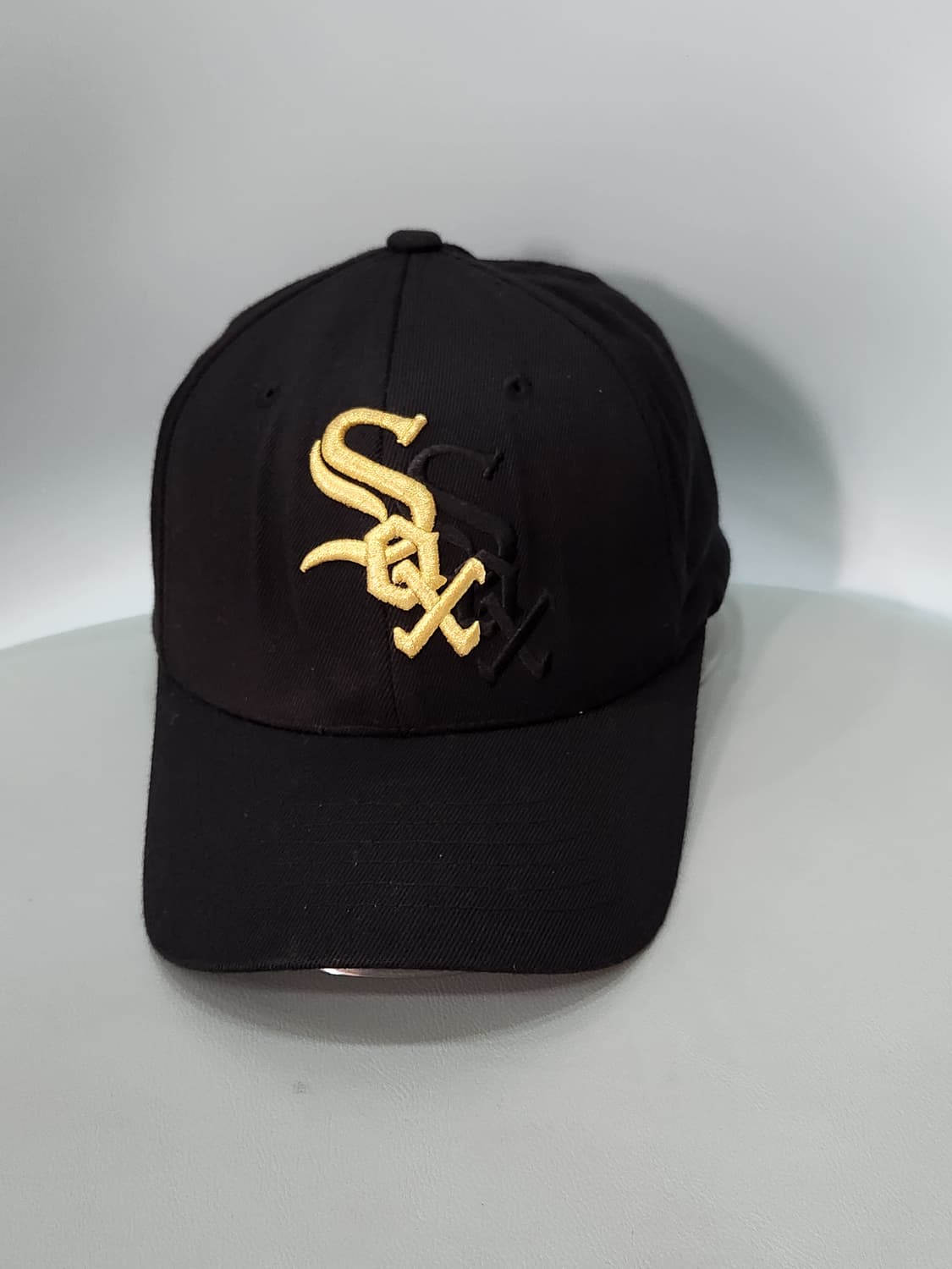 MLB 시카고 화이트삭스 볼캡 블랙/골드 자수 S-M 상품이미지2