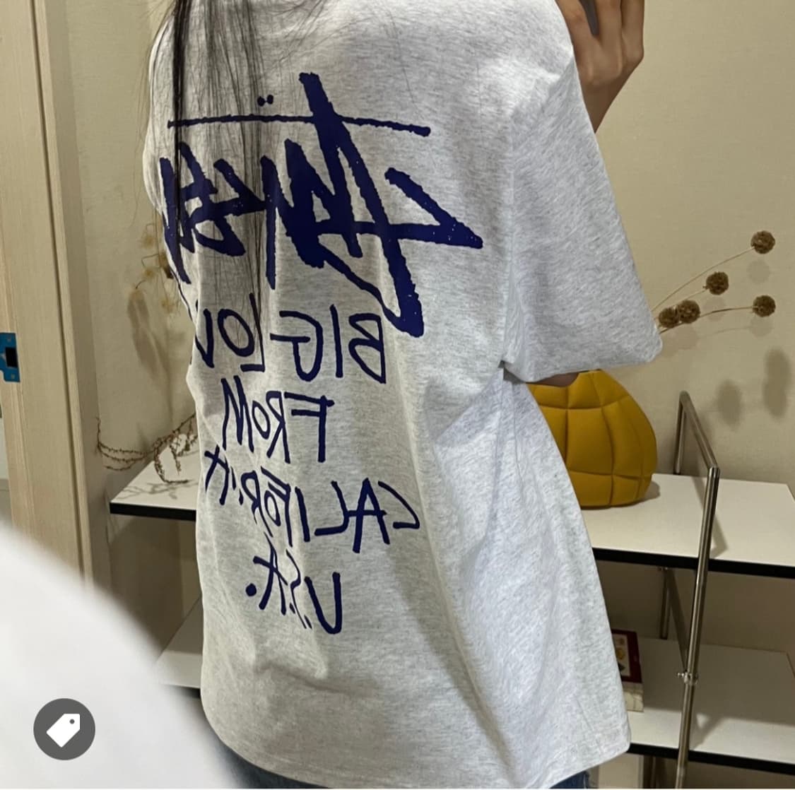 ■비닐채 새제품■ 스투시 26 완판된 빅러브 반팔티 상품이미지3