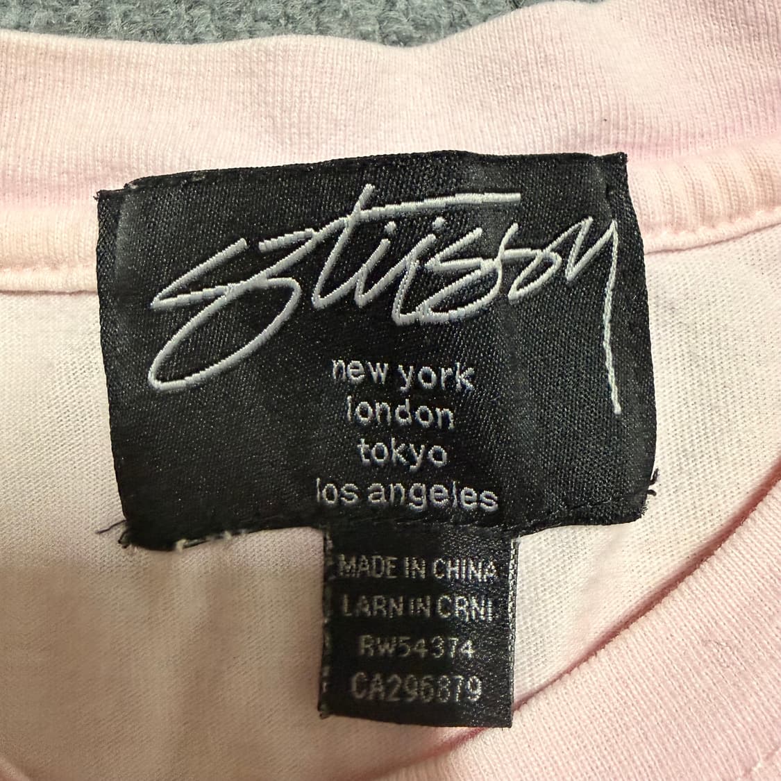 스투시 딸기우유 반팔 티셔츠 L 상품이미지4