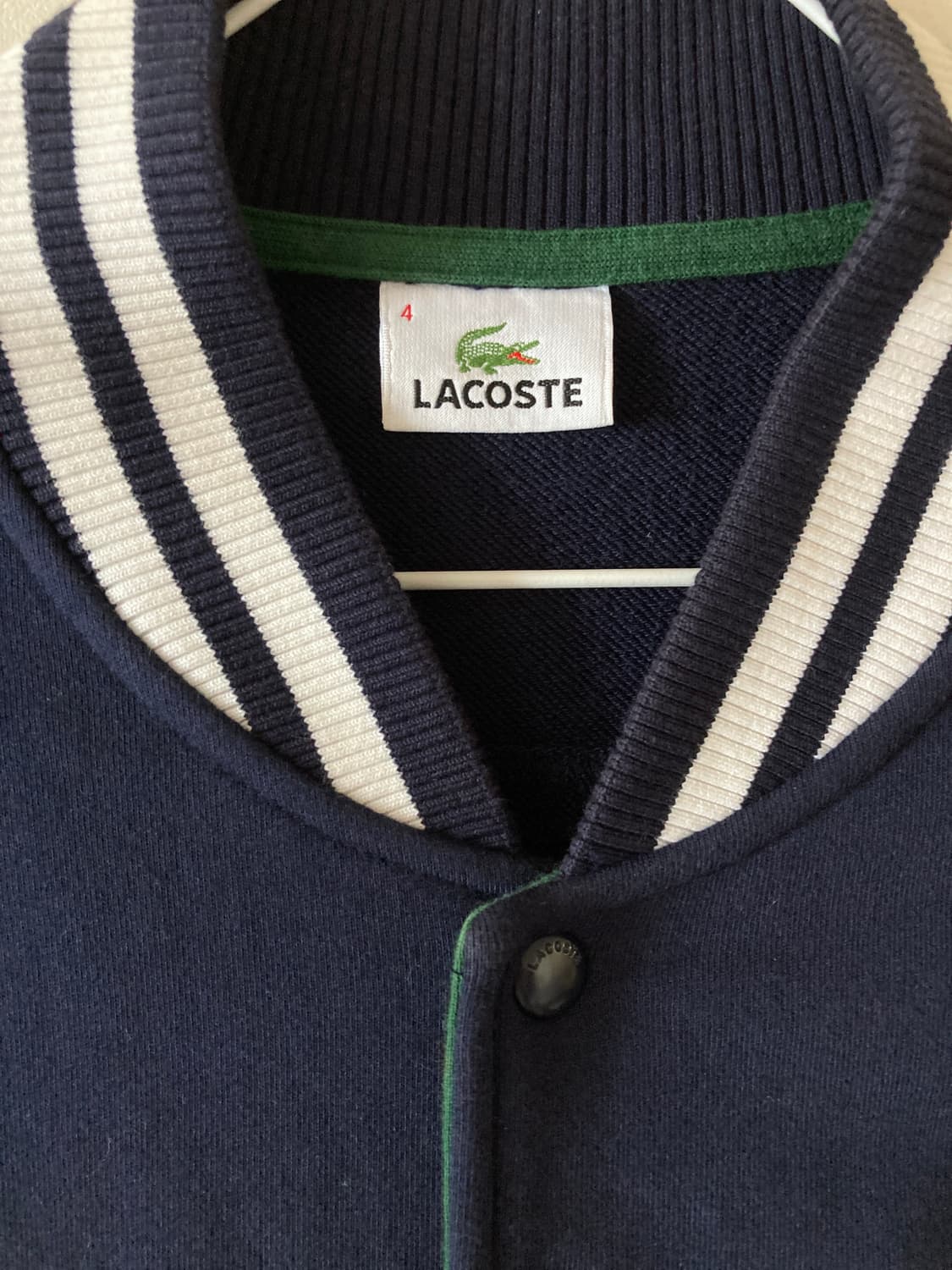 라코스테 네이비 바시티 자켓 4 상품이미지2