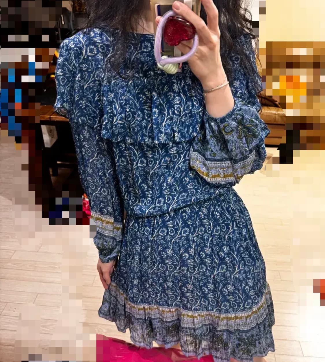 44 마른55 텍달린 새상품 바네사부르노 정가90만 에스닉 원피스 마쥬 상품이미지1