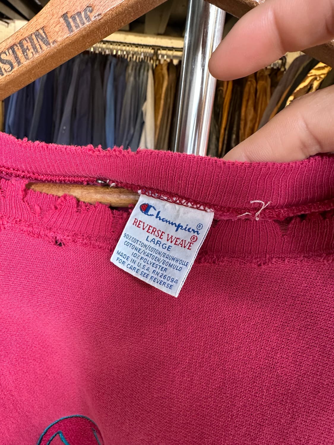 90s 챔피온 리버스위브 스웻 셔츠 made in usa 상품이미지7
