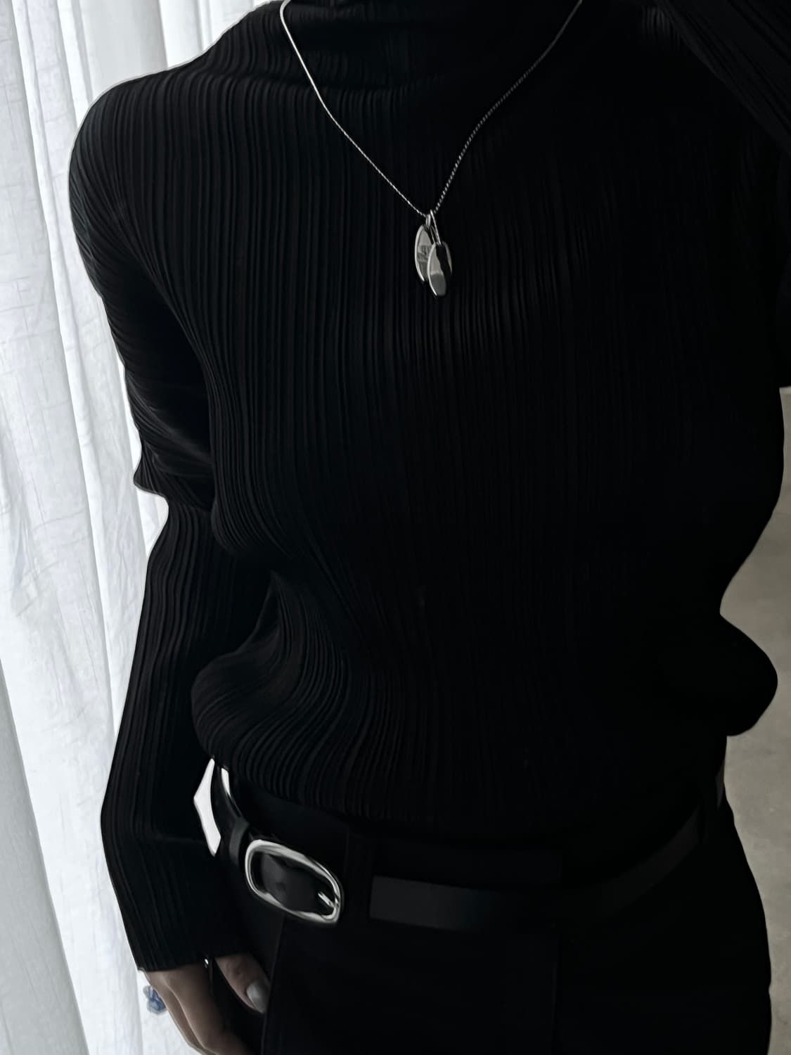 00s Courreges 꾸레쥬 더블 펜던트 목걸이 상품이미지6