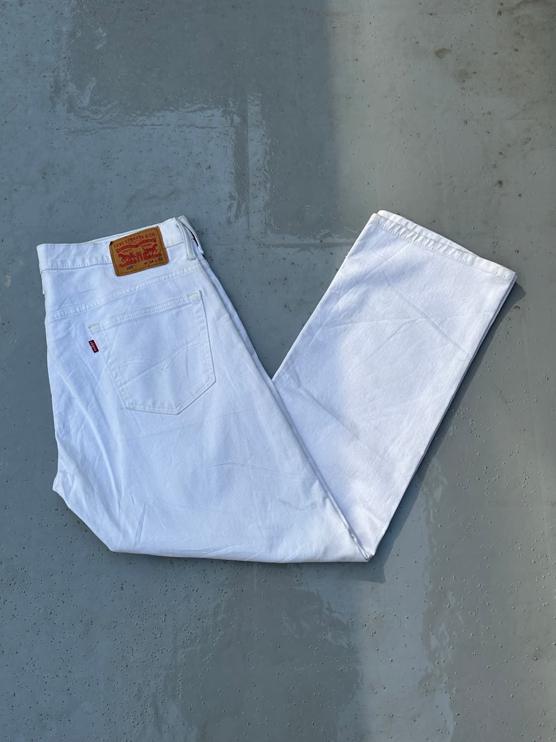 [리바이스] •Levi's 569 White Denim 상품이미지1