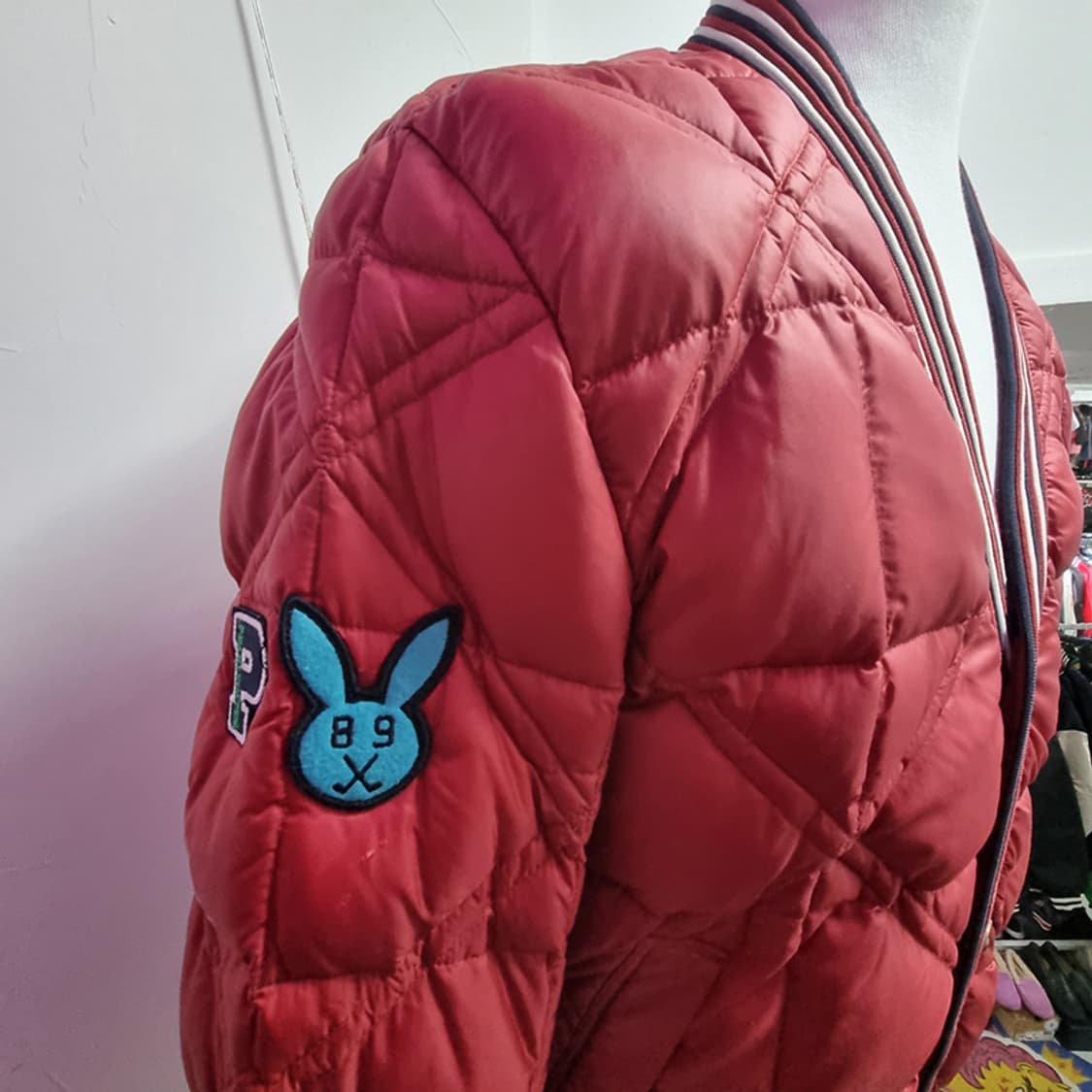 파리게이츠 레드 남성 구스다운 퀼팅 자켓 95 상품이미지5