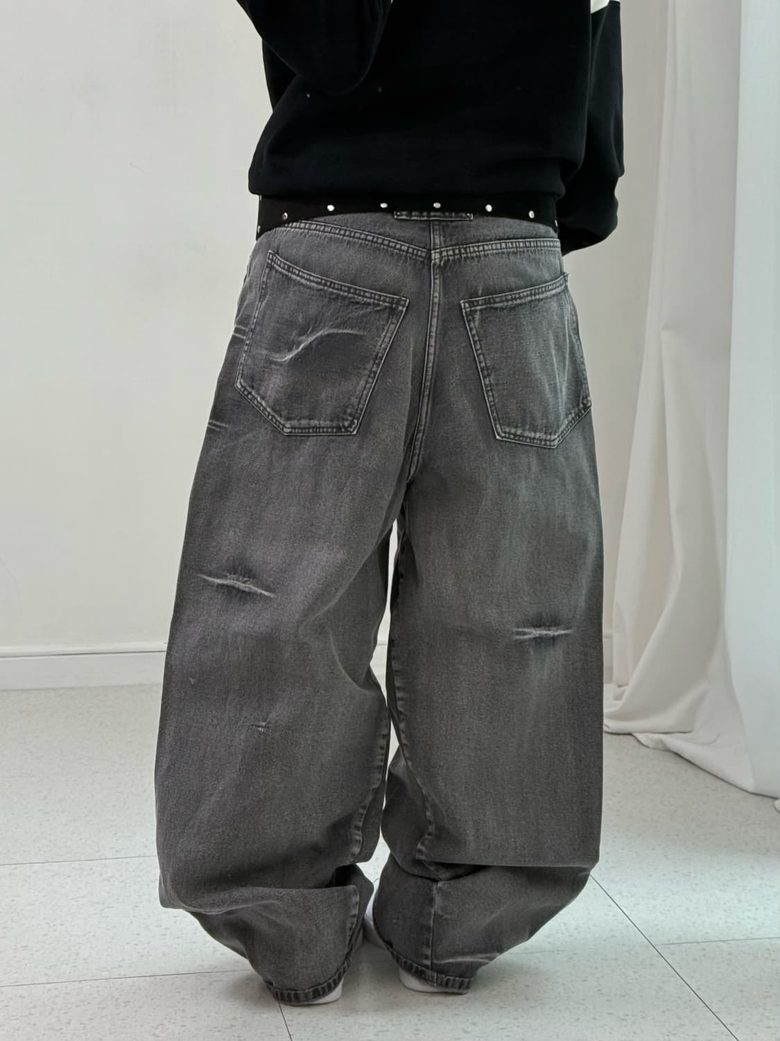 메종 미네드 흑청 팬츠 상품이미지4