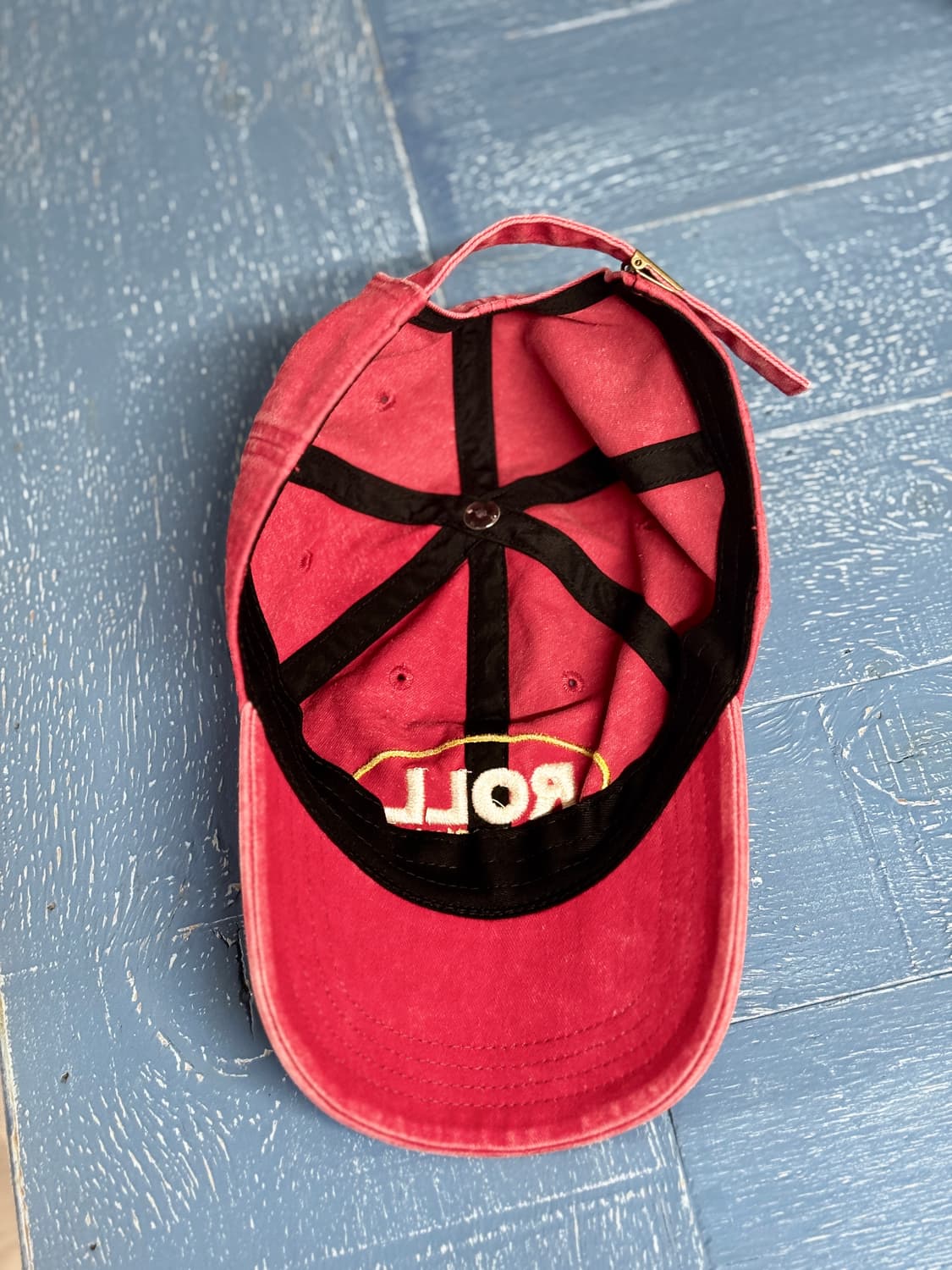 반스아웃피터스 피그먼트 다이 ROLL볼캡 레드 상품이미지6