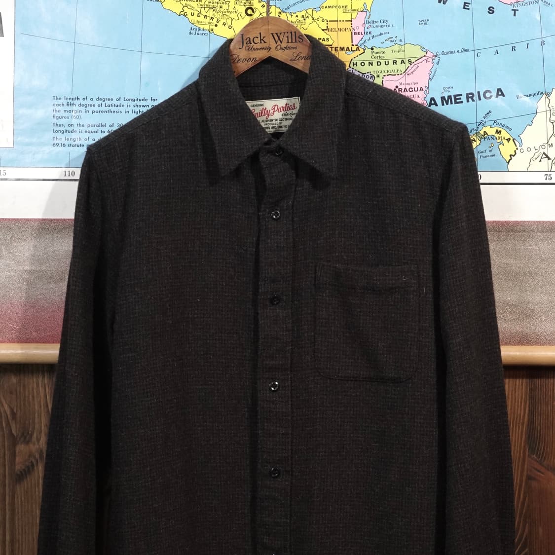 와코마리아 빈티지 울 셔츠 상품이미지4