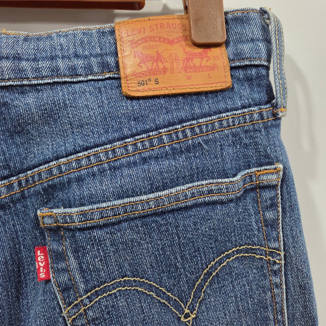 리바이스 501S 중청 데님팬츠 28/26 상품이미지4