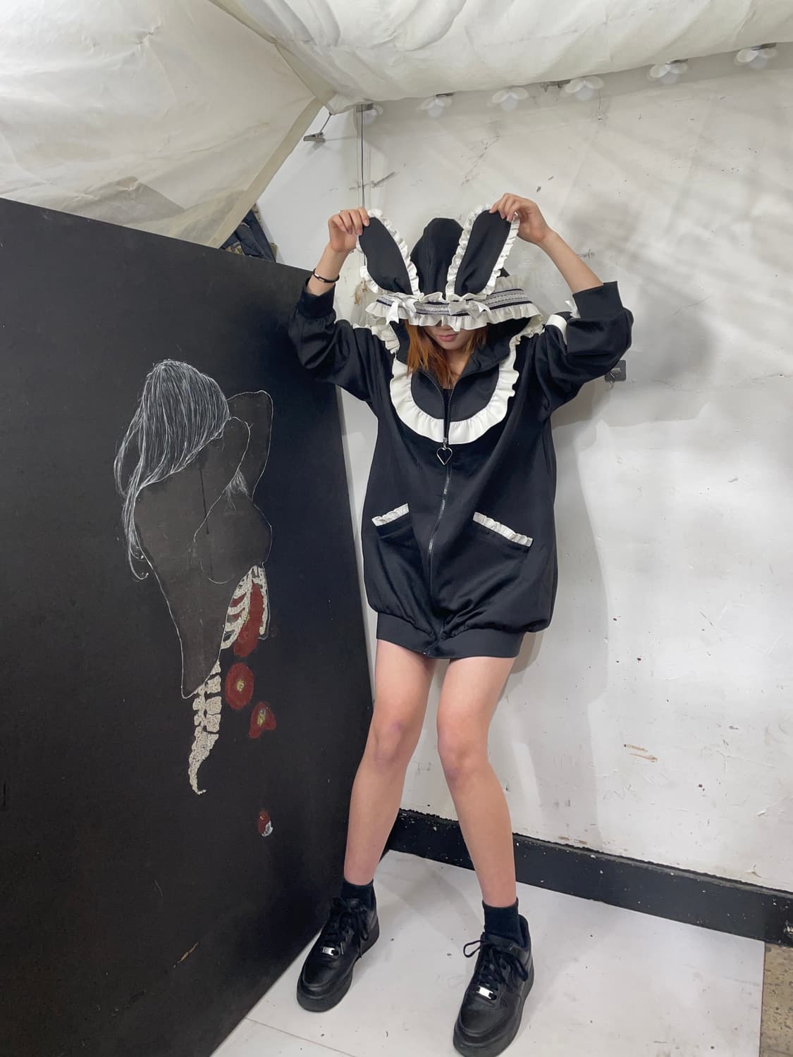 Dear my kiko 양산형 지뢰계 바니 토끼 맨헤라 져지  상품이미지2