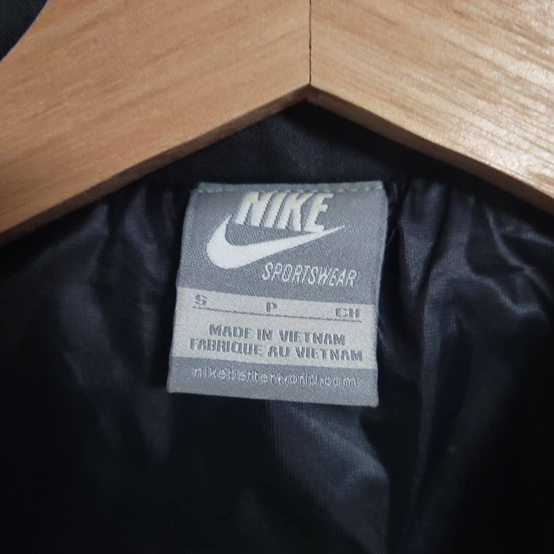 (S) NIKE 나이키 여성 블랙 봄버 자켓 점퍼 상품이미지2
