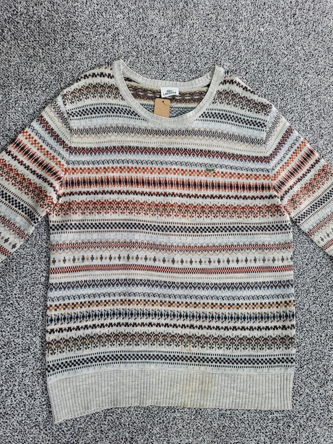라코스테 패턴 니트 상품이미지2