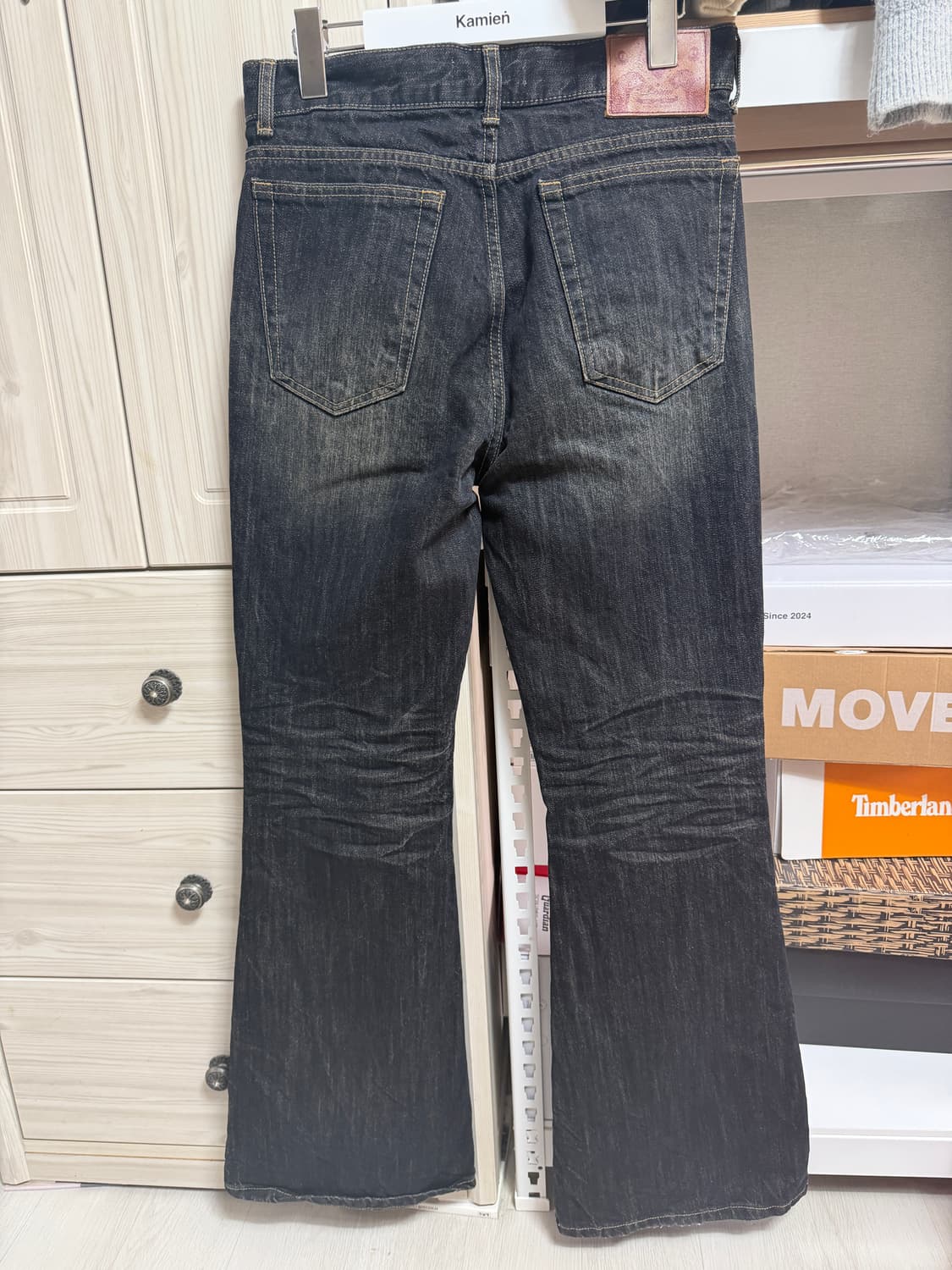 엘무드 잔느 플레어 데님 블루블랙 44 상품이미지3