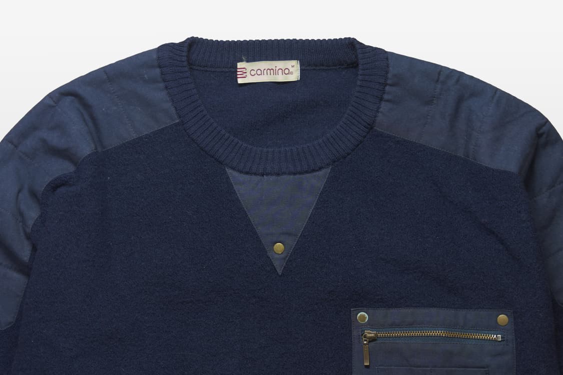 Carmina 빈티지 밀리터리 니트 상품이미지2