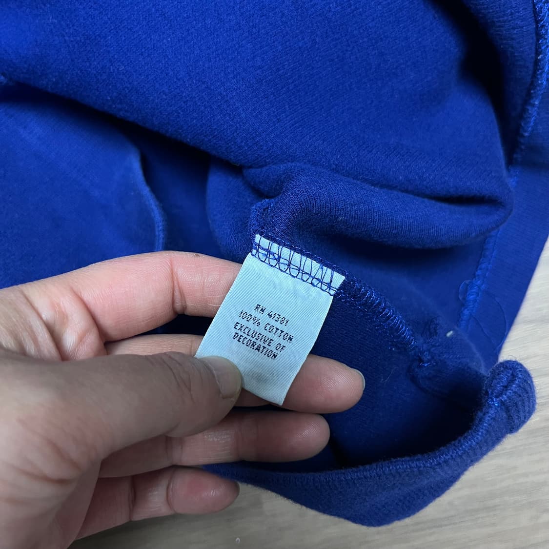 100 폴로 랄프로렌 반집업 블루 니트  상품이미지6