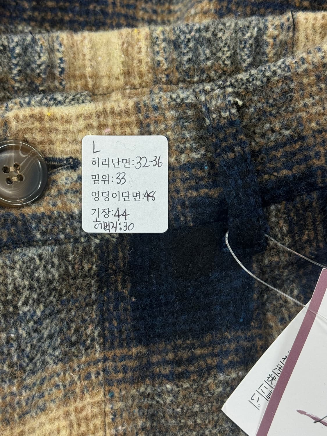 💫슈슈룬 쇼콜라 베이지 체크 숏팬츠  💫 깅엄체크 반바지 상품이미지2