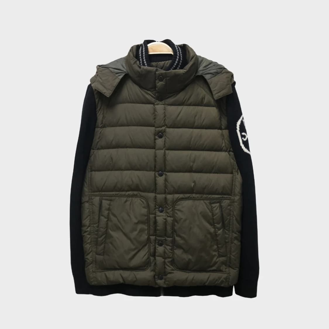 CASTEL BAJAC 울 혼방니트 경량다운 베스트 61124 상품이미지1