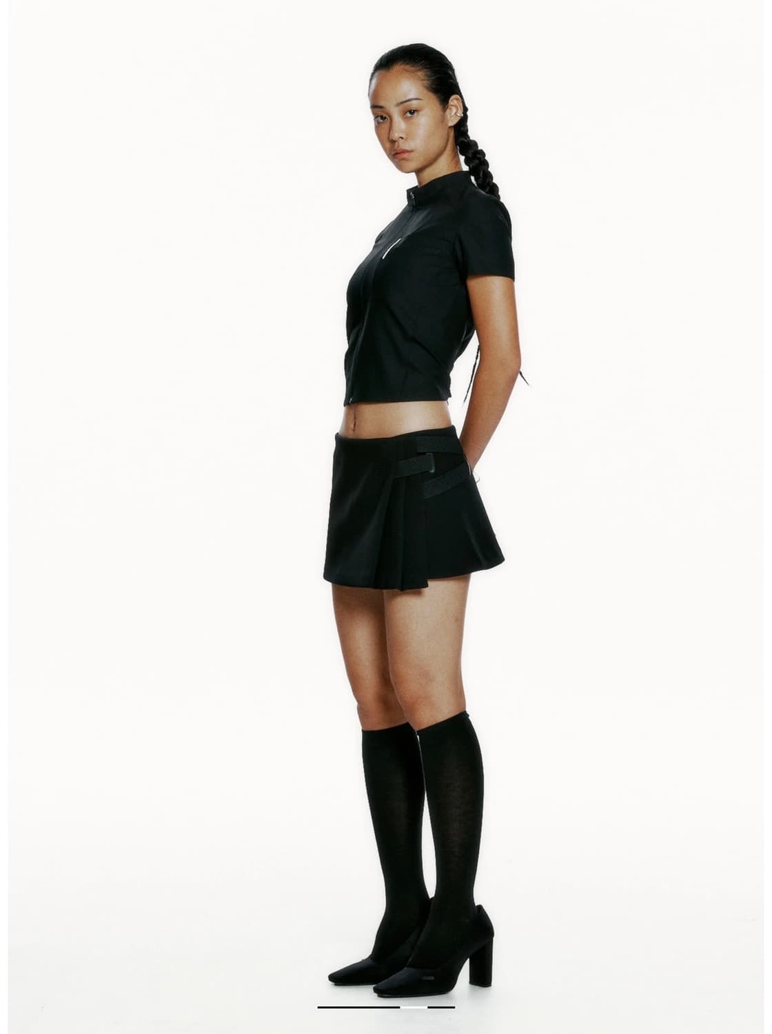 혜인서 Pleated Wrap Skirt 0/1사이즈 상품이미지3