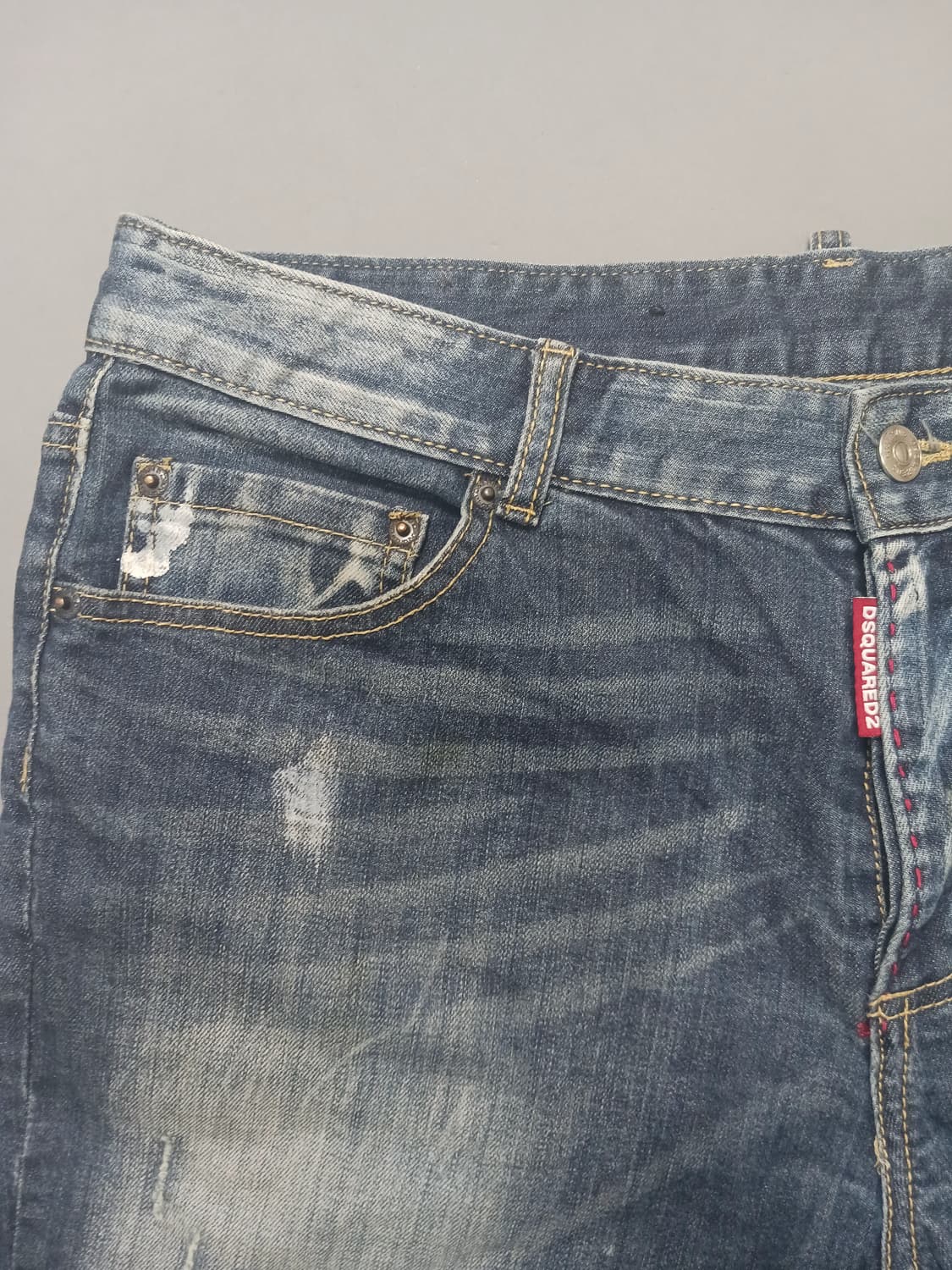 [36] 디스퀘어드2 루키포켓 데님쇼츠 반바지 상품이미지3